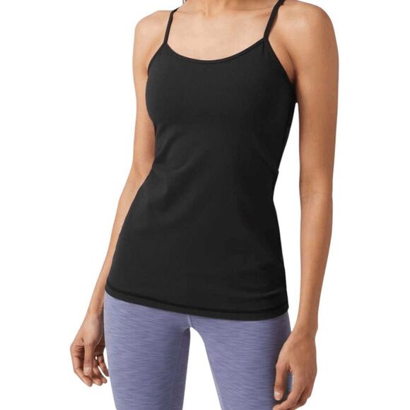 LULULEMON ATHLETICA Power Y Tank 'Everlux In Black Size 4 - Picture 2 of 4